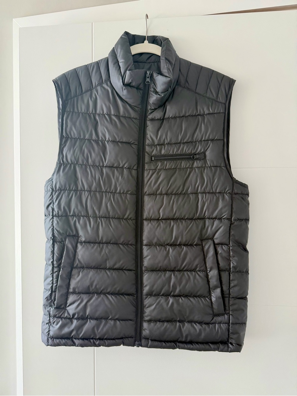 Andrew Marc Men's Quilted Puffer Vest - Black
